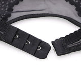 Varsbaby 4pcs/set Women's Underwear Set Lace Sexy Lingerie Set Wireless Deep V Bra Sexy Bra G-string Garter And Stockings Set