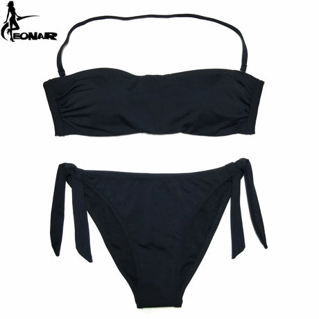 EONAR Bandeau Bikinis Women Swimsuit Push Up Brazilian Bikini Set Swimwear Female Bathing Suits Maillot De Bain Swimming
