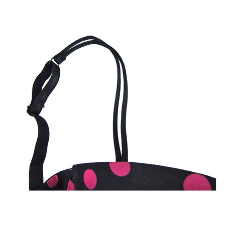 Female Cute Underwear Women Half Cup Padded Push Up Bra Pink Dots Sexy Style 32-34-36-38 B-C-D-DD Small Cup Women Bra NO. ZBW011