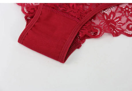 Women Full Lace Mesh Panty Transparent Floral Embroidery Sexy Briefs Ladies Summer Low Rise Breathable Seamless Underwear New
