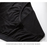 3Pcs Heavy Flow Menstrual Panties 4-Layer Women Period Physiological Underwear EU Size Absorbency Leak Proof Incontinence Brie