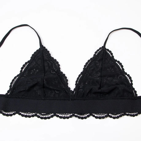 Varsbaby 4pcs/set Women's Underwear Set Lace Sexy Lingerie Set Wireless Deep V Bra Sexy Bra G-string Garter And Stockings Set