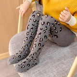 Leopard Print Kids Tights For Girls 2026 New Autumn Winter Children Pantyhose Cotton Girls Stockings Toddler Tights Baby 3-12