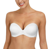 YBCG Strapless Multiway Bra Non-slip Plunge Women's Underwear Plus Size Adjusted-straps Brassiere Underwire Solid Bras For Women