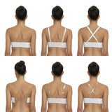 YBCG Strapless Multiway Bra Non-slip Plunge Women's Underwear Plus Size Adjusted-straps Brassiere Underwire Solid Bras For Women