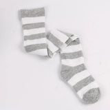 Thigh High Stockings Womens Striped Ladies Girls Black White Pink Long Over Above Knee Socks Femboy Cosplay Lolita Harajuku Y2k