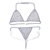 2020 Luxury Mesh Crystal Bralette Underwear Sexy Jewelry for Women Bling Rhinestone Body Chain Bra Harness Waist Jewellery Party