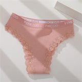 Seamless Women Panties Cotton Lace Underwear Sexy Low Rise Elastic Waist Brazilian Panties T-Back Soft Intimates Lingerie M-2XL