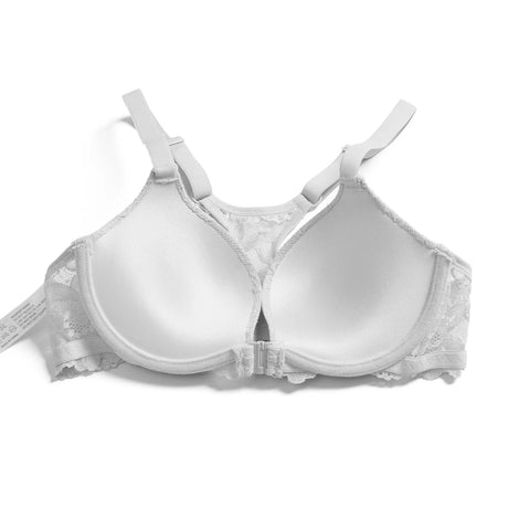 YBCG Padded Push Up Bras for Women Front Closure Backless Lace Lingerie Plunge Solid Underwear 30-44 Size A B C D DD E Cup