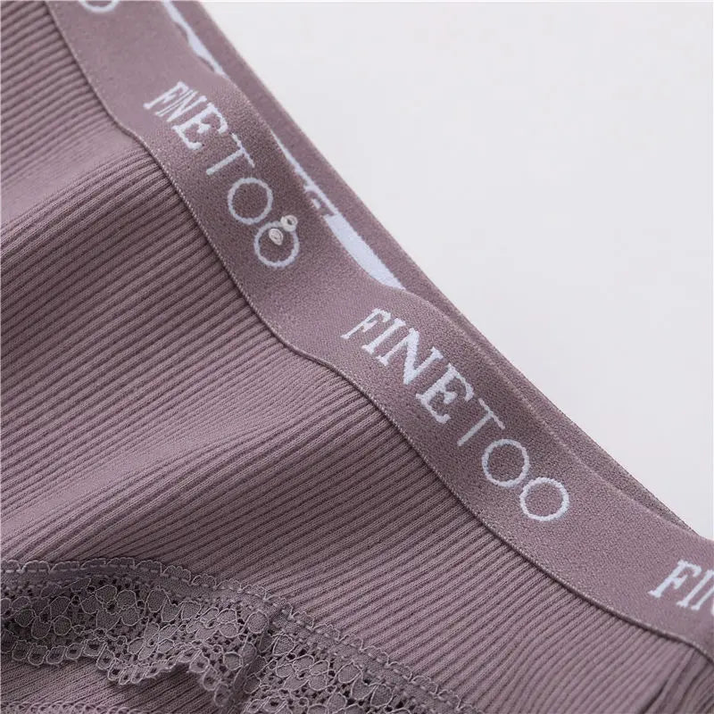 Seamless Women Panties Cotton Lace Underwear Sexy Low Rise Elastic Waist Brazilian Panties T-Back Soft Intimates Lingerie M-2XL