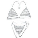 2020 Luxury Mesh Crystal Bralette Underwear Sexy Jewelry for Women Bling Rhinestone Body Chain Bra Harness Waist Jewellery Party
