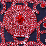 Stonefans Red Panties Sexy Thong Waist Panties Underwear Ladies Briefs Panty Bellies Crystal Womens Lingerie Femme Sexy Exotic