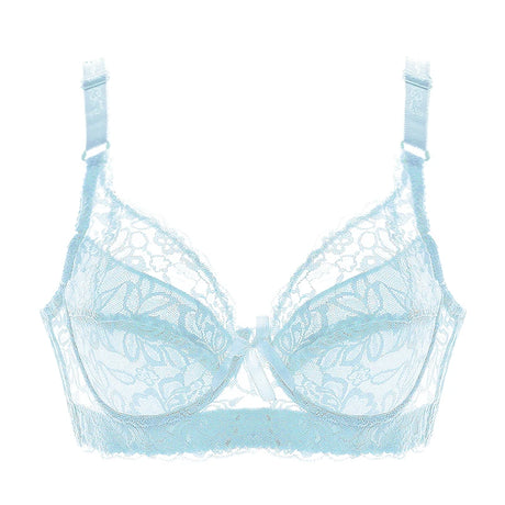 Hot Full cup thin underwear small bra plus size wireless adjustable lace Women's bra breast cover B C D cup Large size Lace Bras