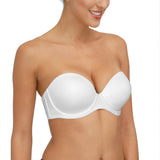 YBCG Strapless Multiway Bra Non-slip Plunge Women's Underwear Plus Size Adjusted-straps Brassiere Underwire Solid Bras For Women