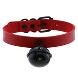 Punk Black Metal Tassel Red Choker Necklace Sexy Spiked Neck Strap Clavicle Collar Men Necklaces Hollween Women Y2K Jeweley Gift