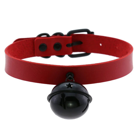 Punk Black Metal Tassel Red Choker Necklace Sexy Spiked Neck Strap Clavicle Collar Men Necklaces Hollween Women Y2K Jeweley Gift