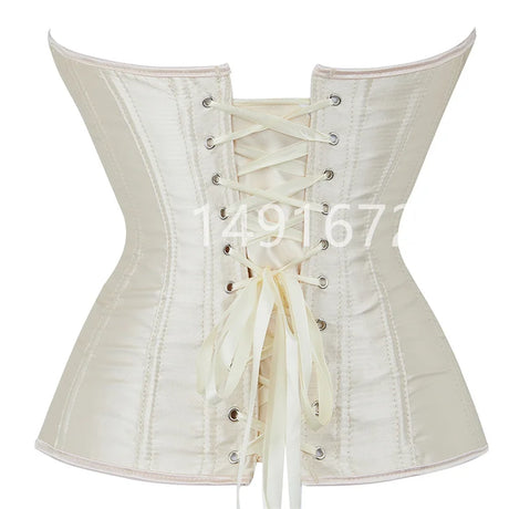 Sapubonva Overbust Corset Plus Size Sexy Corselet Corsets and Bustiers Tops Red Black Pink Purple White Gothic Lingerie Women