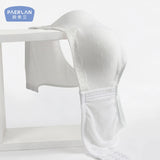 PAERLAN White tube top anti-glare without steel ring gathered female bra half cup beautiful back vest wrap underwear