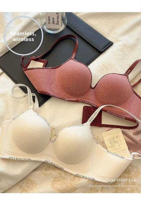 8cm Extreme Push Up Bra for Small Chest AA-A-B Cup Ultra Thick Padding Wireless Bra for Max Lift Deep Plunge Seamless Lingerie