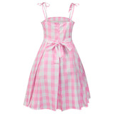 Homchee Trends COS Pink Princess Dress for Women Role Play Dress for Halloween Christmas Cosplay Costume Cute Dress