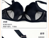 Women's Hollow Out Cup Push Up Bra Full Coverage Supportive  Underwire Female Balconette Lingerie 34 36 38 40 42 D E F G H I J