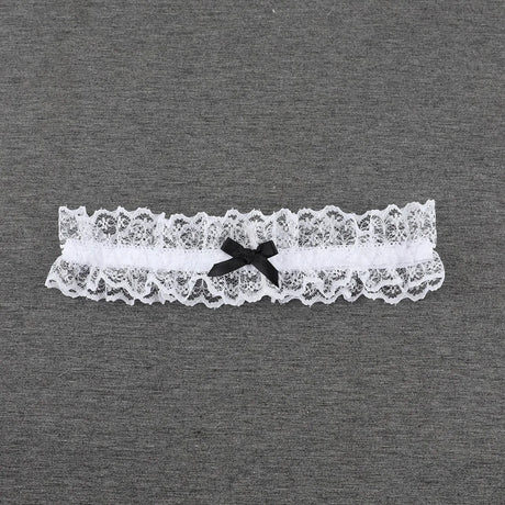 Women Custom Name Bow Leg Ring Sexy Personalized Name Lace Garter Leg Loop Wedding Garters Bridal Cosplay Thigh Ring Lovers Gift