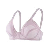 Cotton Maternity Nursing Bra Wire Free Open Breast Design Open Breast Bra Plus Size Sleep Underwear Cotton Wire Free Bra