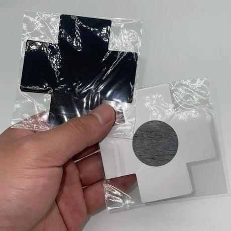 10 Pairs/20Pcs Hot Sexy Experience Cross/X Shape Disposable Self-Adhesive Disposable Satin Nipple Cover Breast Pasties Stickers