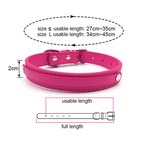 Sexy Hot Rosy Leather Customized Name Letters Collar Choker Necklace DIY Personalized Cosplay Buckle Belt Chocker Jewelry Gift