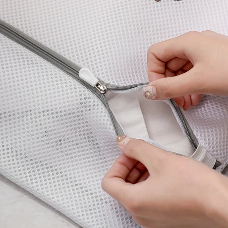 Laundry Bag Sets For Washing Machines Embroidery Fine Mesh Underwear Organizer Basket Clothes Cleaning Protect Anti-deformation