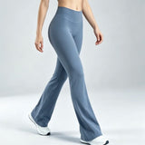 Origin Flares Leggings Women Soft Yoga Stretch Bootcut Workout Pants Naked Feel Slim Hip Lifting Gym Fitness Running Activewear