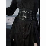 Ladies's Retro corset Belts Pin Buckle Elastic Lace