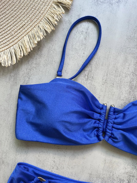 Bandeau Bikini Push Up Women Swimsuits 2025 Sexy Female Swimwear Brazilian Bikini Set Thong Biquini Swim Suits Solid Beachwear