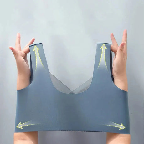 FINETOO 4Pcs Plus Size Sexy Crop Tank Top Seamless Bra Push Up Women Bras Wireless Bralette Femme Underwear Sports Lace Lingerie