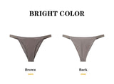 Ice Silk Thongs Women's Panties Luxury Bikini G-String Seamless Underwear Low Waist Briefs Female Underpant Pantys Sexy Lingerie