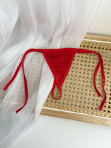 Personalized Custom Rhinestone Letter Name  Low Waist Strap Thong G-String Tanga Underwear Bikini Wife Girlfriend Custom Gift