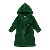 Luxury Personalized Embroidered Baby Dressing Gown Bath Robe Soft & Lightweight Velvet Bath Robe 1st Birthday Baby Gift for Kids