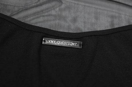 Mesh Long Sleeve Hollow Out Bodysuit Streetwear All Season Fashion Women's Solid Color Slim Fit Tops Y2k Gothic Sexy Rave Outfit