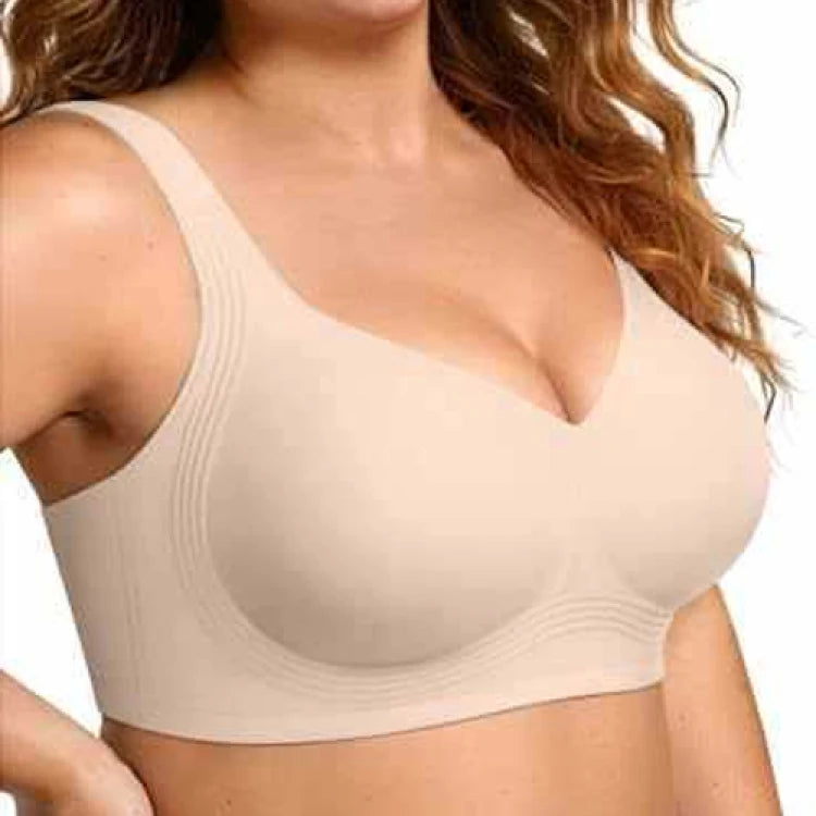 Push-Up Lifting Wireless Bra, Women's Comfortable Seamless Underwear,Soft Breathable Skin-Friendly,No Steel Ring,Ideal for Daily