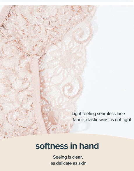 Women's Panties Sexy Lace Transparent Underwear Hollow Out Female Low Waist Briefs Breathable Lingerie Intimates Underpants