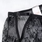Sexy Lingerie Hollowed Out Suit Transparent and Seductive Mesh See Through Sets for Women Porn Lace Bra Lingerie Sets Intimates