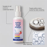 Underwear Stain Remover Spray 100ml Blood Secretion Yellow Spot Cleaner Gentle Skin Safe No Scrub Laundry Detergent for Lingerie
