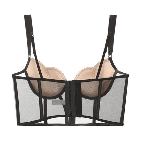 CINOON Sexy Lace Bra for Women Rubber Bone Vest Underwear Push Up Female Wedding Bralette French Corset Bras Comfort Lingerie