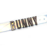 Punk Customized Black Letters BUNNY HOTWIFE Choker Collars DIY Personalized Custom Name Necklace Sexy Cosplay Party Jewelry