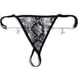 Customize Name Crystal Letters Waist Body Chain for Women Sexy Leopard Underwear Bikini Thong Body Jewelry Valentine's Day Gift