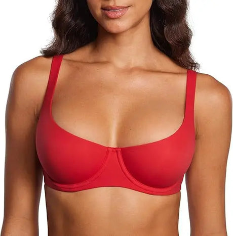 Large Size Underwire Full Support Seamless Unlined Balconette Bra Underwear Solid Color Comfortable Sports Yoga No Trace Bra