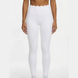 Lace Sports Fitness Long Sleeve Women's Underwear With Chest Pad Off-Shoulder Sportswear Slim Fit Leggings Workout Activewear