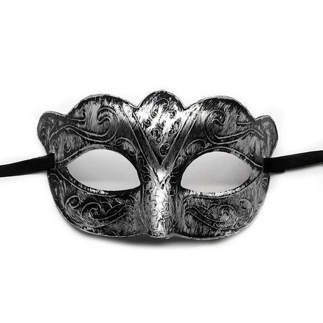 1PC Masquerade Mask Vintage Prince Mask Black Antique Copper Half Face Mask Plastic Retro Crown Masks Women Party Decoration