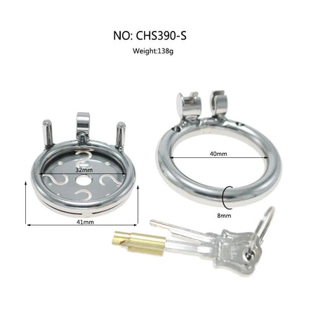 New Flat Plate Chastity Cage Sissy Stainless Steel Penis CB Lock  Abstinence Restraint Urethral Chastity Device BDSM Sex Toy 18+