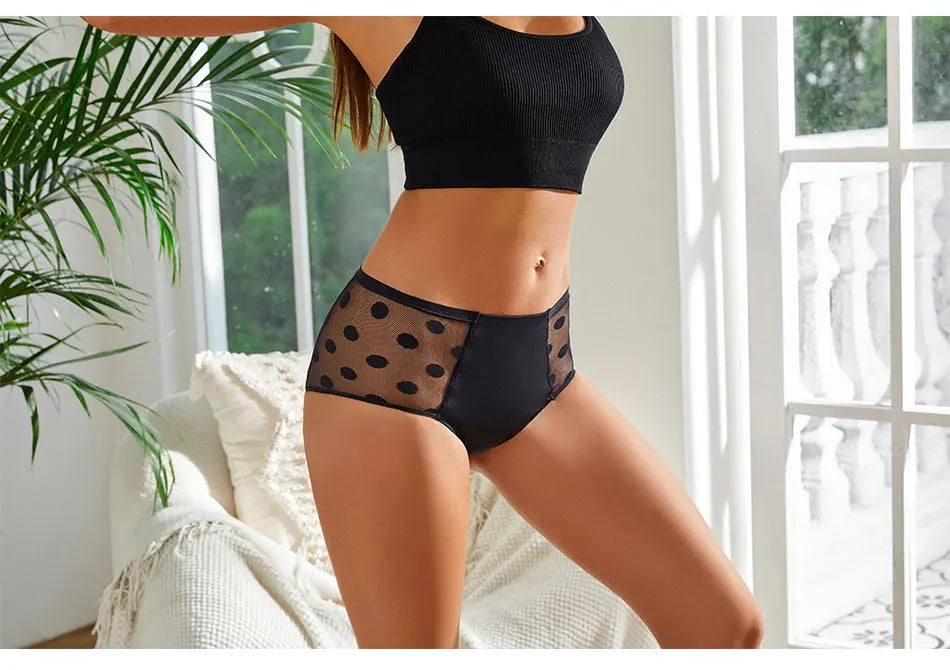Physiological Underpants Sexy Lace Leak-proof Menstrual Three layer leak proof Sanitary Stretch Underwear Menstruation Briefs